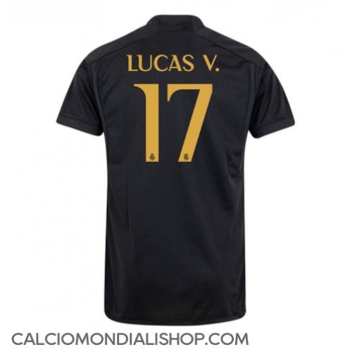 Maglie da calcio Real Madrid Lucas Vazquez #17 Terza Maglia 2023-24 Manica Corta